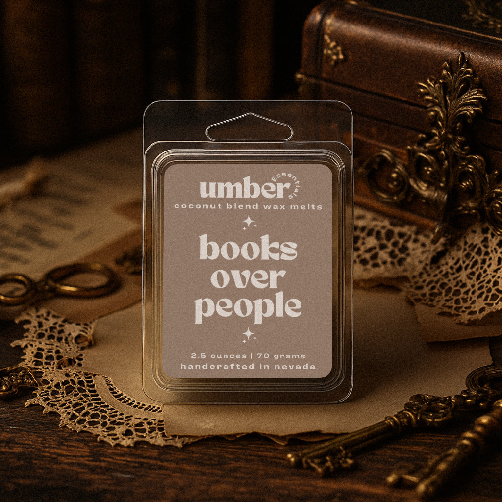 Books Over People Wax Melt