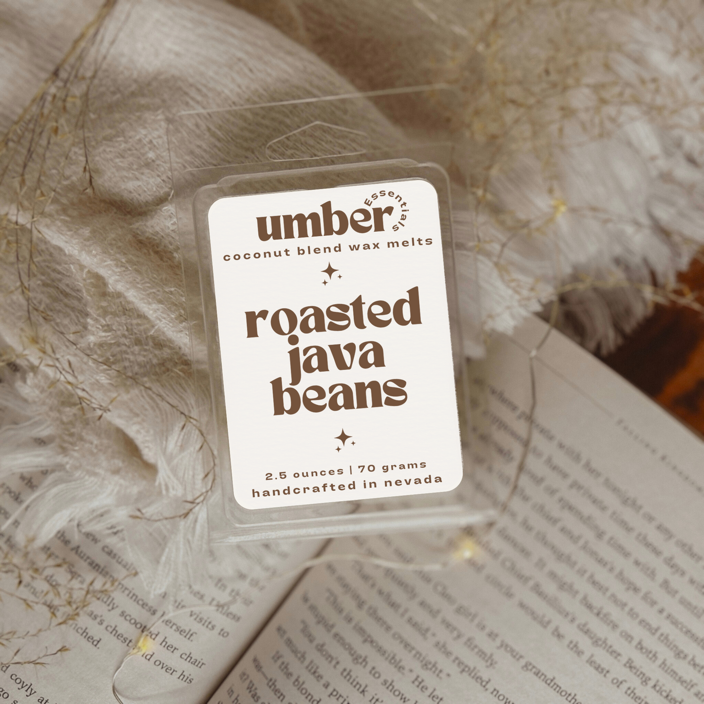 roasted java beans wax melts - Umber Essentials