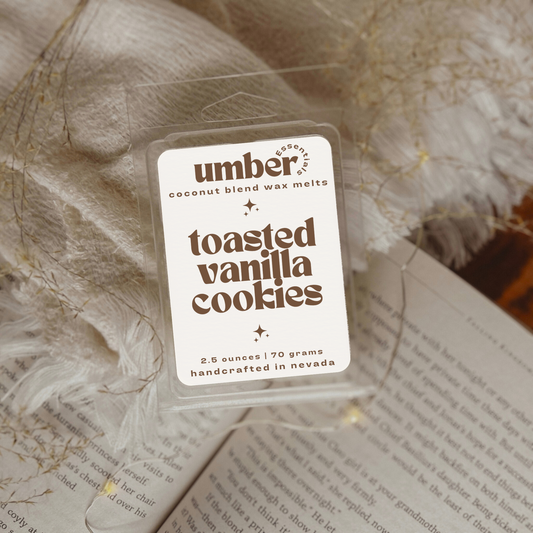 toasted vanilla cookies wax melts - Umber Essentials