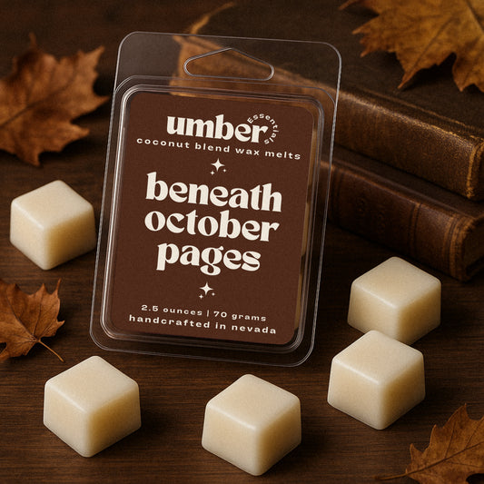 Beneath October Pages Wax Melt