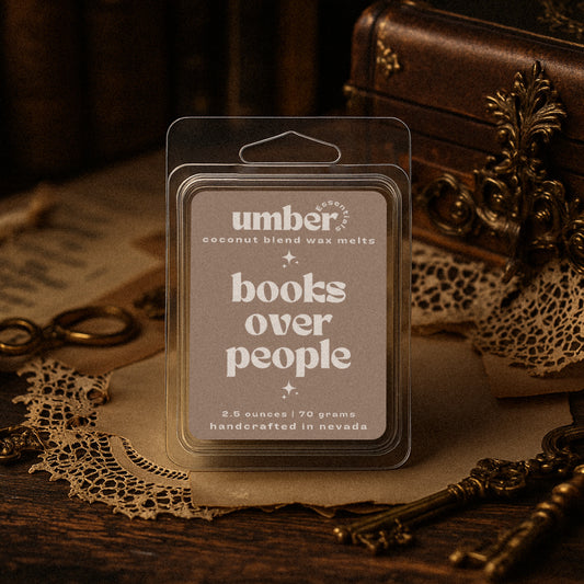 Books Over People Wax Melt